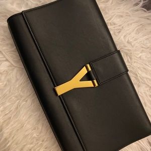 Yves Saint Laurent Y Collection clutch(black)